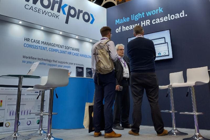 Simon Laxton, Workpro Business relationship manager, at the CIPD ACE