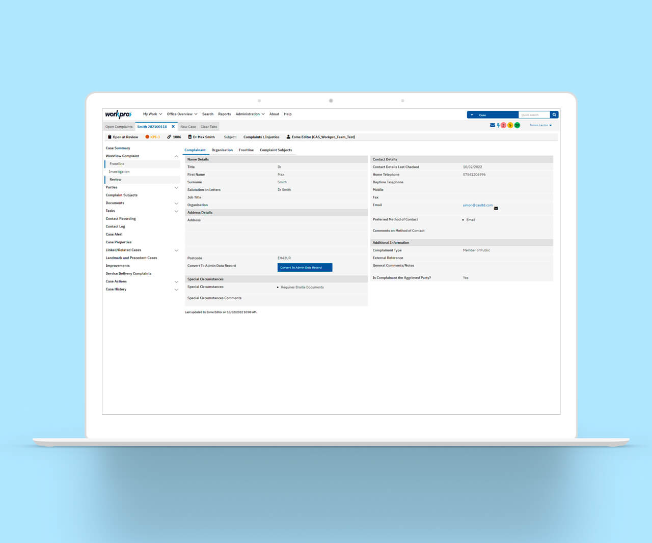 A case example for Ombudsman Solution