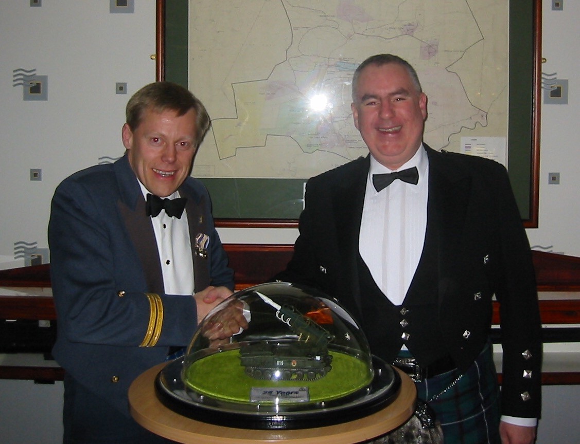 CAS Managing Director, Dave Wells and Wing Commander Mike Toft