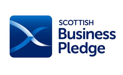 Logo for the Scottish Business Pledge.