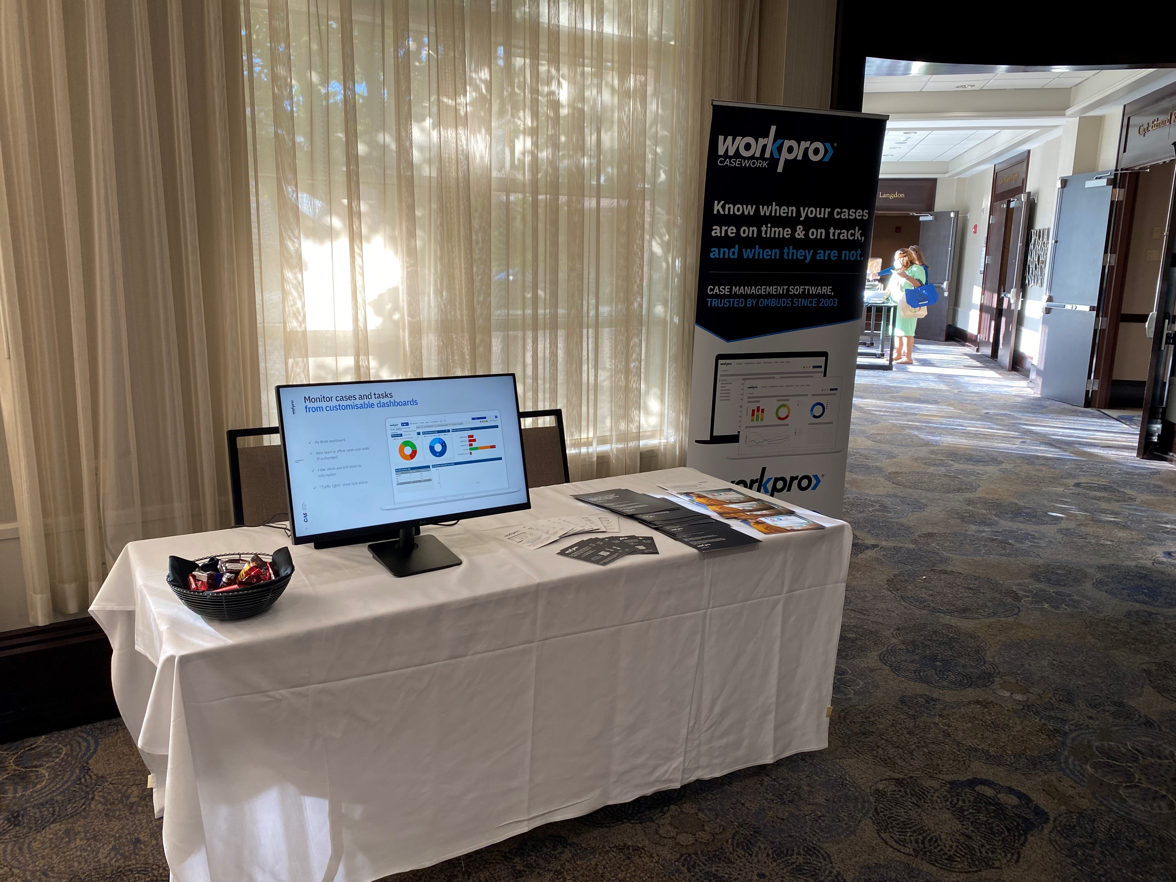 The Workpro stand at the United States Ombudsman Association Conference